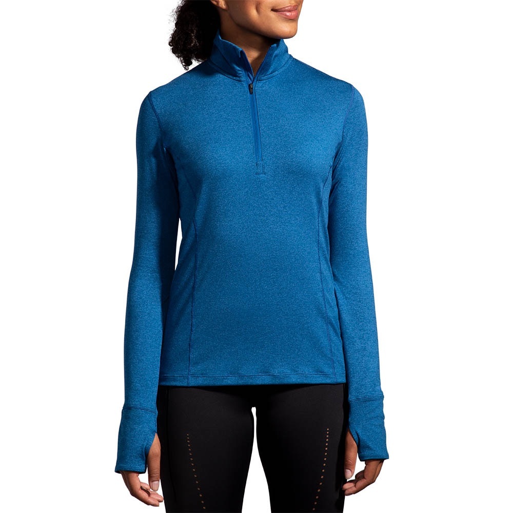 Brooks Dash Half Zip blue like new - Picture 6 of 8